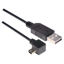 USB线缆，右角Mini B5公头/直向A型公头，0.3m的图片