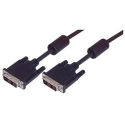 DVI-D单链路低烟无卤带磁环线缆组件, 公头 / 公头 , 10 ft / 3 m的图片