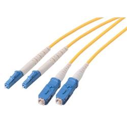 9/125,单模光纤跳线, 双 SC /双 LC,2.0m的图片