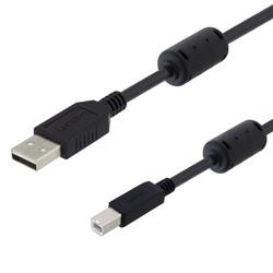 LSZH USB Cable with Ferrites Type A-B 2M的图片