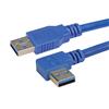 USB 3.0线缆，直通A型公头/直角右出线A型公头，3米的图片