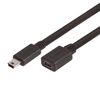 特优型USB  Mini B型5插脚线缆，公头/母头，3.0m的图片