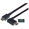 具有以太网功能的高速HDMI 线缆，公头/公头直角式向左出线，1.0m的图片