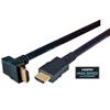 具有以太网功能的高速HDMI 线缆，公头/公头直角式向下出线，0.5m的图片