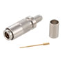 12G SDI 1.0/2.3 75欧姆公头连接器，压接式/焊杯式，用于 Belden 4855R, Belden 1855A的图片