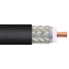 低损耗柔性LMR-600-DB直埋双屏蔽同轴电缆，底部带有黑色PE护套的图片