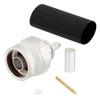 适用于LMR-195，LMR-195-DB，LMR-195-FR和195系列电缆的N公接头压接/焊接触头连接的图片